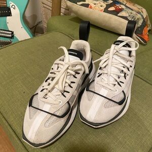 Y-3 yohji Yamamoto adidas shika run white bungee sneakers